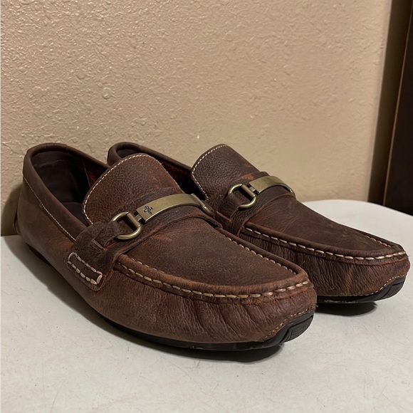 Cole Haan Shoes Cole Haan Somerset Brown Leather Bit Link Slip On